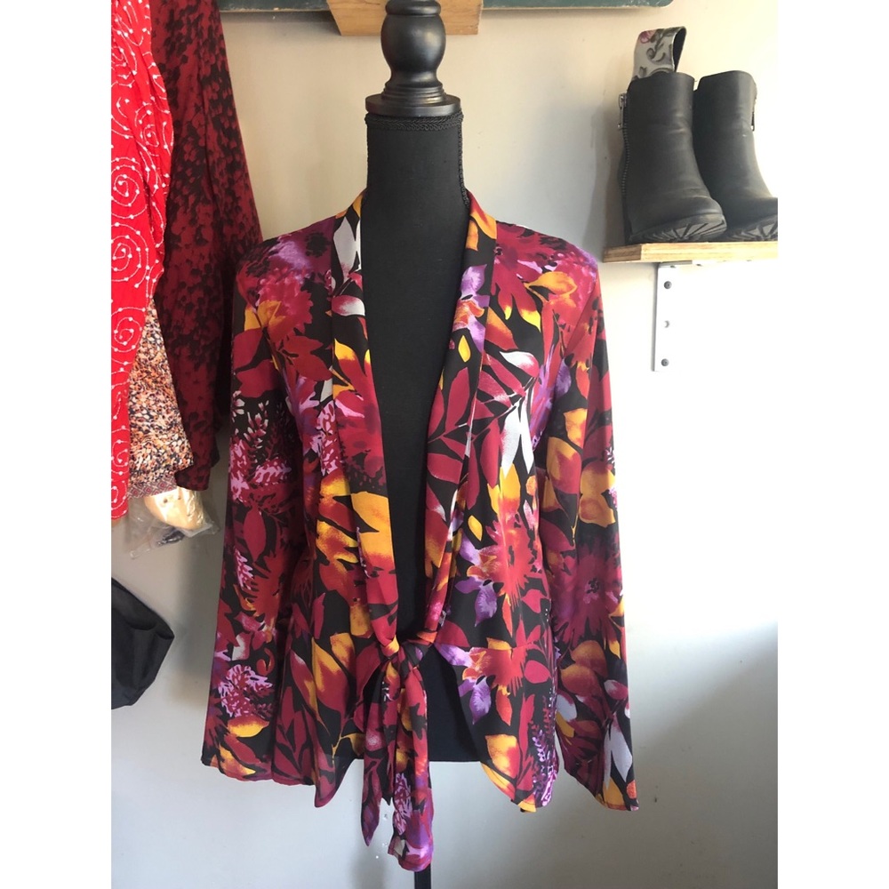 Colorful Sheer Cardigan
